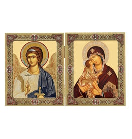 VIrgin of the River Don and Guardian Angel Diptych