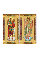 Archangel Saint Michael and Guardian Angel Diptych
