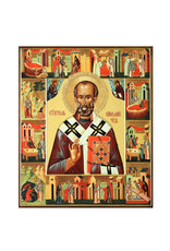 Saint Nicholas with Feast Days Icon