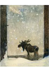 Fairy Tale Moose by John Bauer Art Print