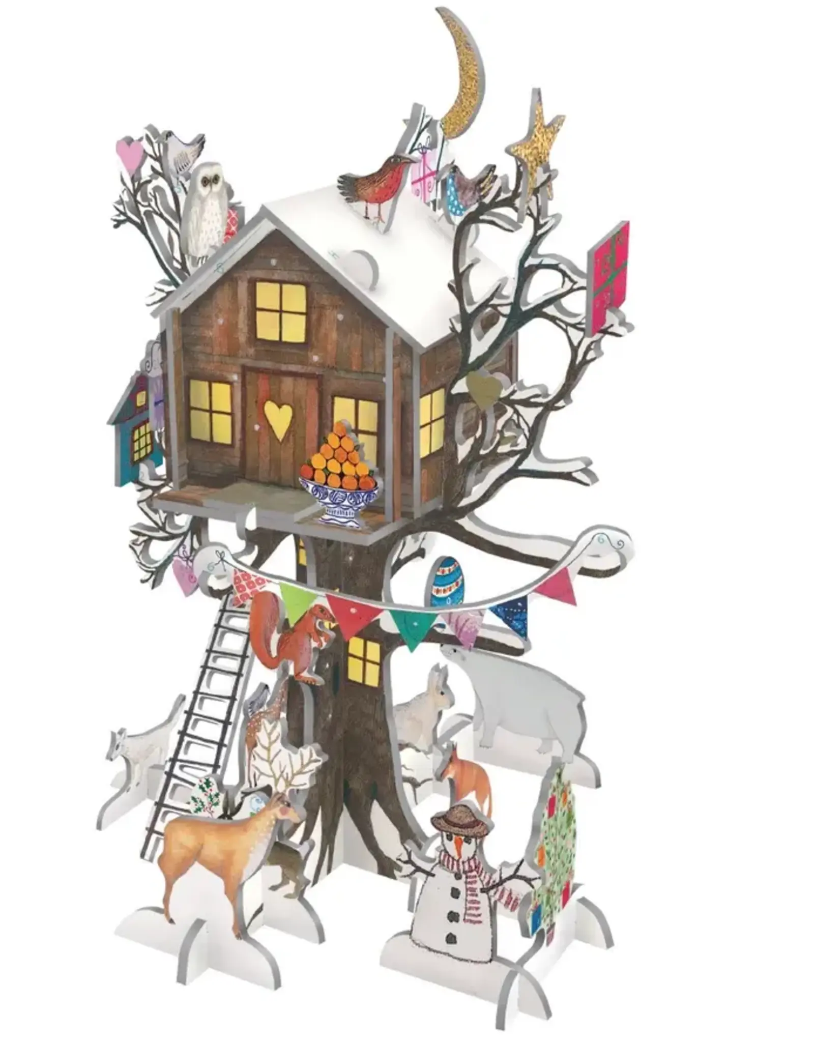 Christmas Treehouse 3-D Advent Calendar