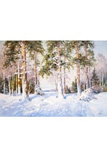 Winter by Vasili Vasilevich Karev 11 1/2" x 14" Print
