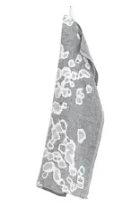 Finnish Ringed Seal Pattern Washed Linen Tea Towel