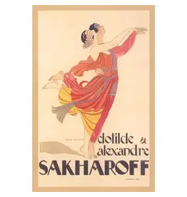 Clotilde & Alexander Sakharoff by Georges Barbier Magnet