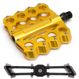 SPEEDPLAY BRASS KNUCKLESS RACE PEDALS GOLD
