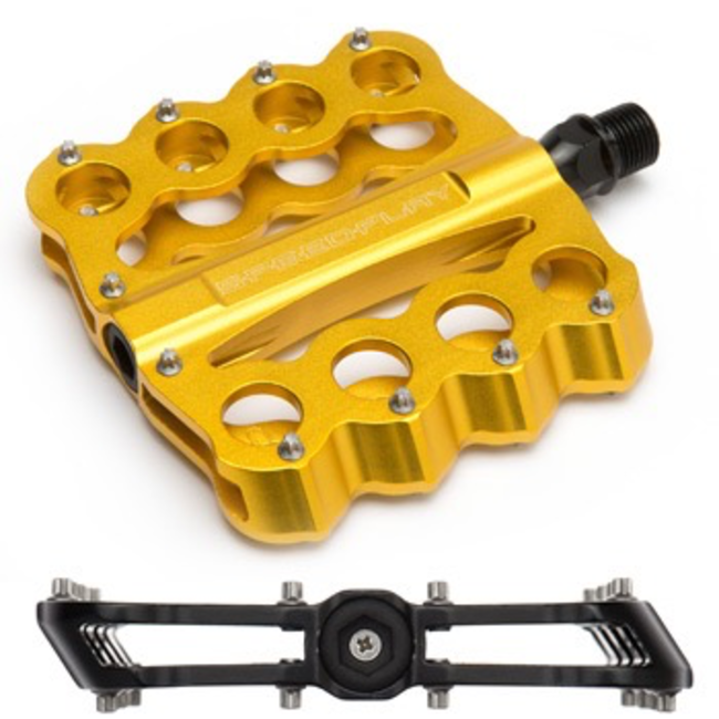 SPEEDPLAY BRASS KNUCKLESS RACE PEDALS GOLD
