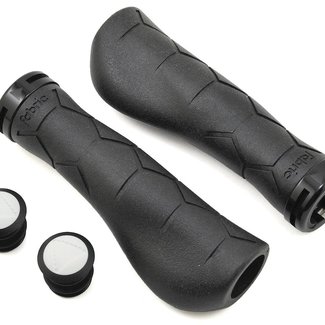 FABRIC ERGO LOCK ON GRIPS BK