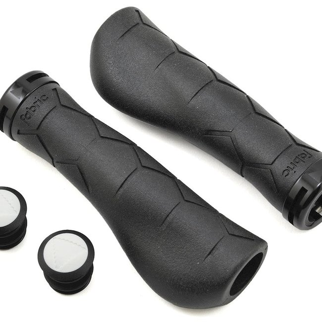 FABRIC ERGO LOCK ON GRIPS BK
