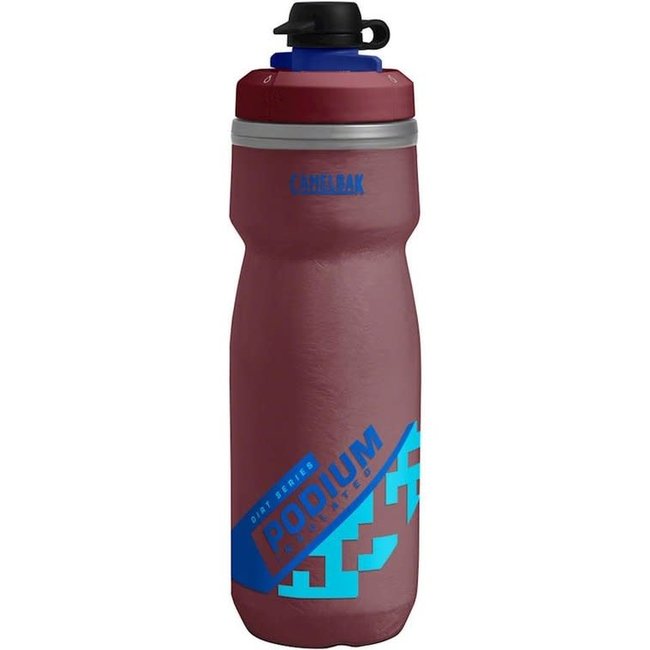 CAMELBAK PODIUM DIRT SERIES CHILL 21OZ BURGUNDY/BLUE