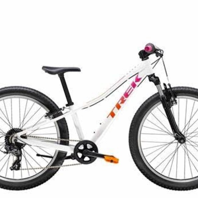 Trek Precaliber 24 8-speed Suspension Voodoo Crystal White 24 wheel