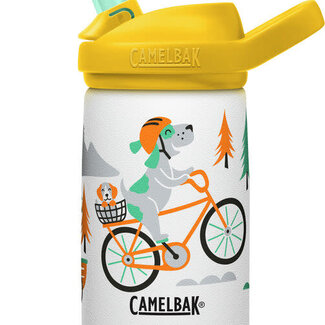 CAMELBAK CAMELBAK EDDY KIDS SST VACUUM INSULATED 12OZ BIKING DOGS