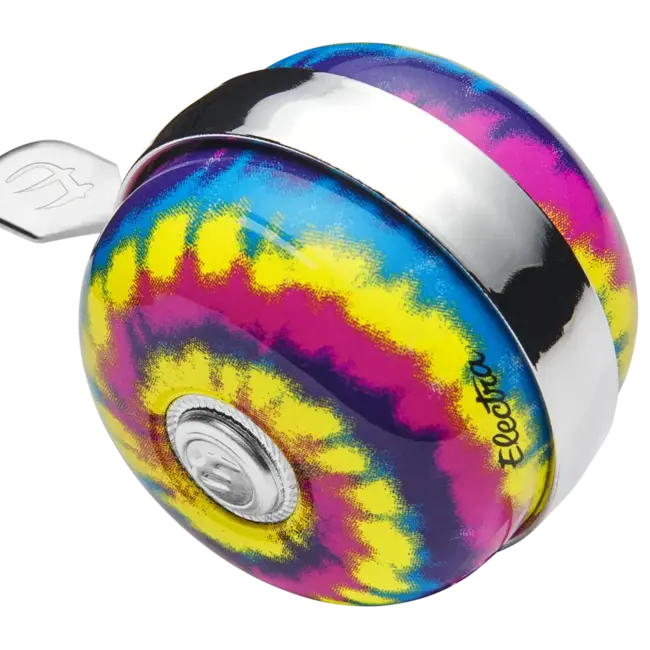 Electra Tie-Dye Spinner Bike Bell Yellow/Magenta