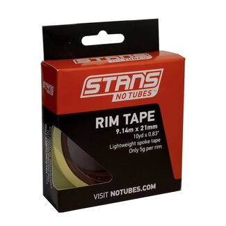 STAN NO TUBES STAN'S TAPE RIM 10YDX21MM PACKAGED AS0030