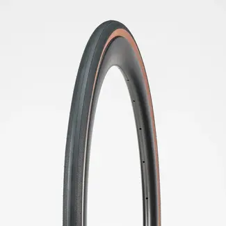 BONTRAGER Bontrager R3 Hard-Case Lite TLR Road Tire 700x25mm Black/Dark Brown