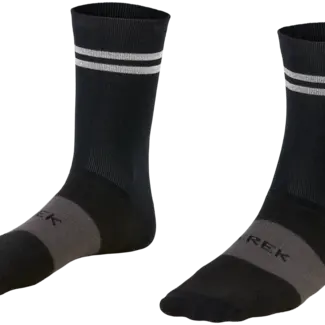 TREK Trek Race Reflective Crew Cycling Sock SIZE M BLACK