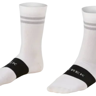 TREK Trek Race Reflective Crew Cycling Sock SIZE M WHITE