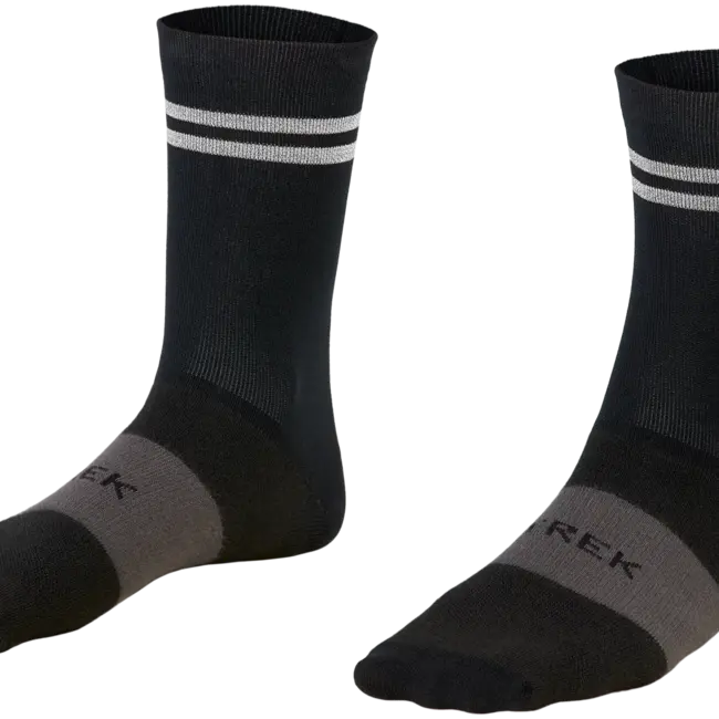 Trek Race Reflective Crew Cycling Sock SIZE S BLACK