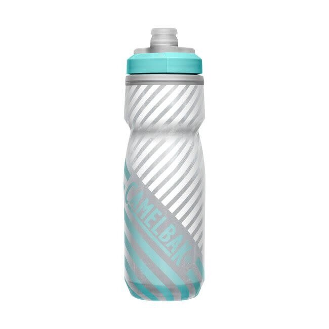 CAMELBAK PODIUM CHILL OUTDOOR 21OZ, GREY TEAL STRIPE
