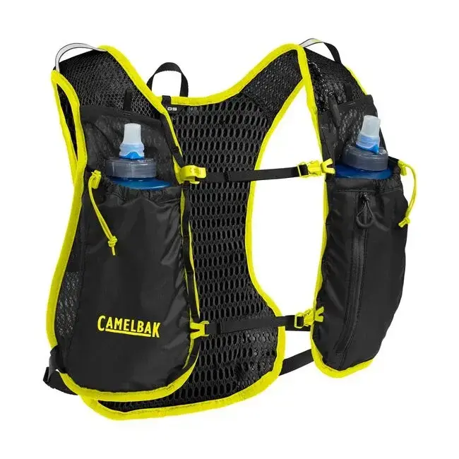 CAMELBAK TRAIL RUN VEST 34OZ BLUE/SAFETY YELLOW