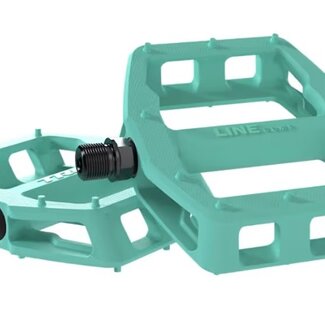 TREK Trek Line Comp Flat Pedal Set Miami Green Matte