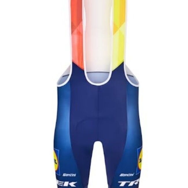 Santini Lidl-Trek Replica Race Bib Shorts XS Dark Blue/Yellow