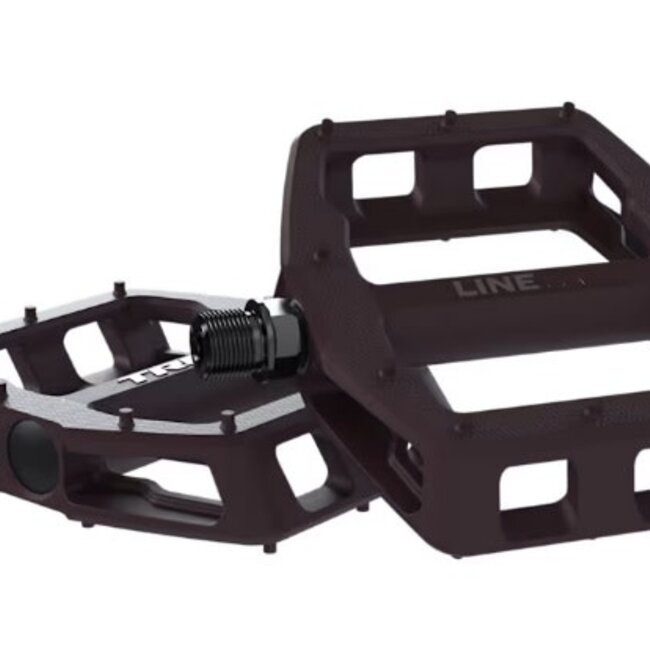 Trek Line Comp Flat Pedal Set 9/16"(15MM) Mulberry mate
