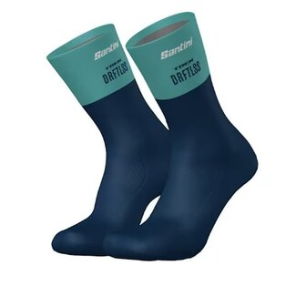 SANTINI Santini Trek Driftless Team Replica Cycling Socks  Dark Blue XL/2X