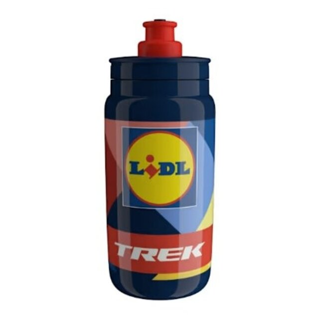 Lidl-Trek Team 550ml (19oz) Water Bottle Light Blue/Light Yellow