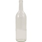 Wine Bottle Clear, Flat Bottom, Screw Top, 750ml - Case of 12