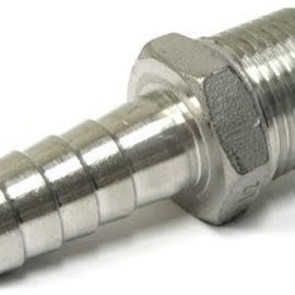 3/8'' Barbed Hose Fitting X 1/2" MPT