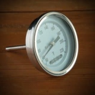 Pot/Kettle Thermometer 2.5in Prob 3in face