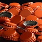 Orange Crown Caps