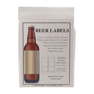 Beer bottle labels