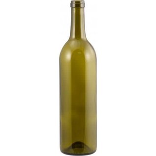 Wine Bottle Green Deep Punt 750ml - Case of 12