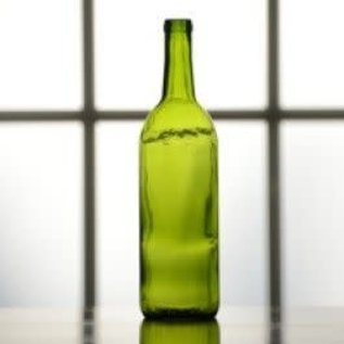 Green Wine Bottle Flat bottom - 750ml