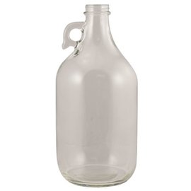 1/2 Gallon Glass Jug Clear case of 6