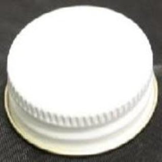 White Metal Screw Caps - 38mm