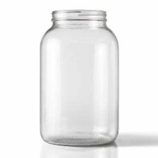 Glass Jar wide mouth  4/Case