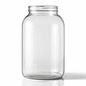 Glass Jar wide mouth  4/Case