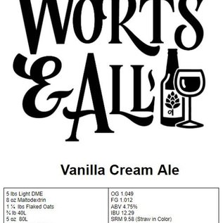 Vanilla Cream Ale - 5Gal Extract Kit