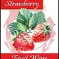 Strawberry Wine Labels 30/Pack