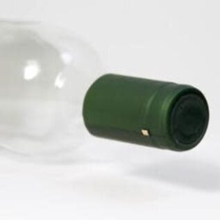 Metallic Green PVC Shrink Capsules (30/bag)