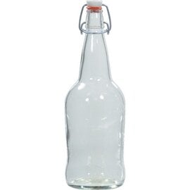 Flip Top Bottles -16 oz - Clear - single