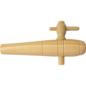 Wood Barrel Spigot #0 (5 1/4 in Long)