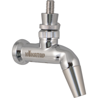 Kegland NukaTap® Stainless Steel Beer Faucet | Flow Control Gen 2 | Forward Sealing
