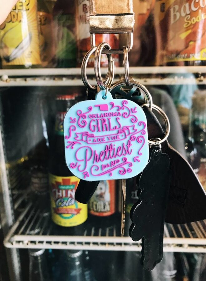 Oklahoma Girls Keychain