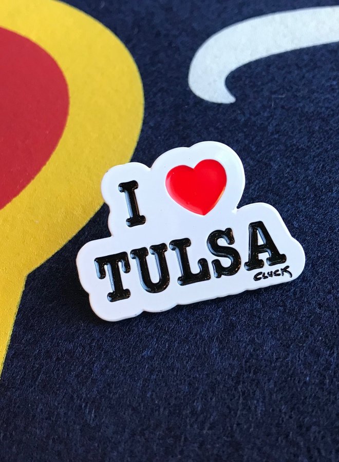 I Heart Tulsa Pin