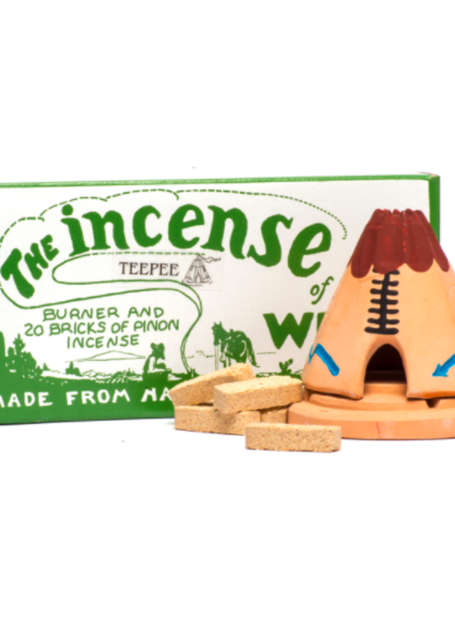 Teepee: With Pinon Natural Wood Incense