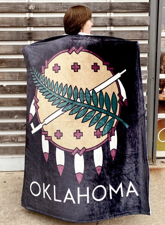 Osage Shield Microfleece Blanket
