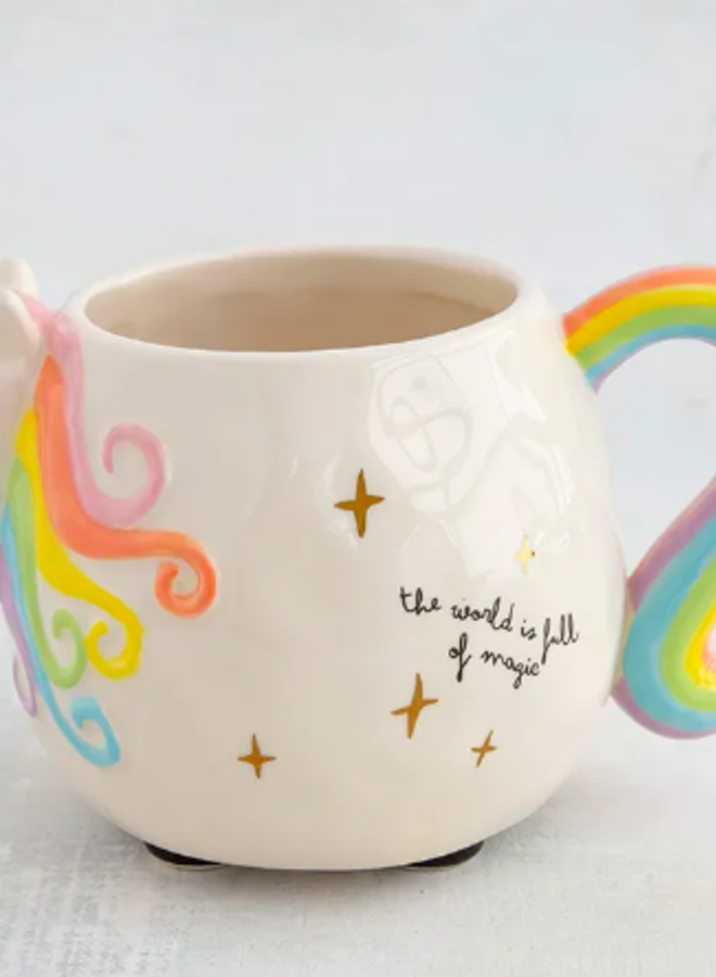 Folk Mug Pastel Unicorn